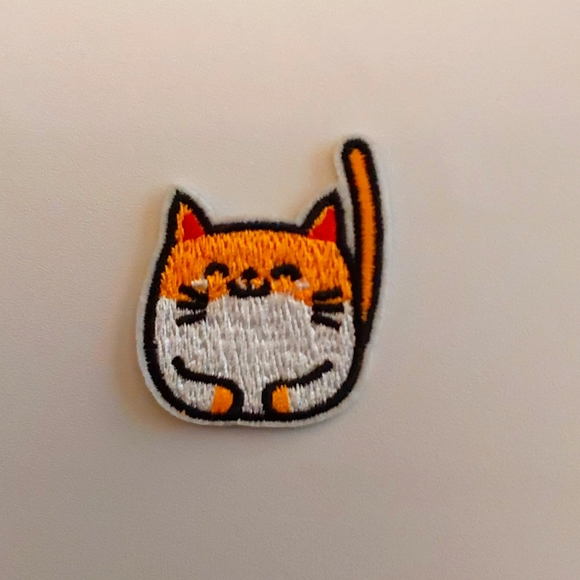 Cat Whimsy IRON ON Patch - Picture 1 of 3